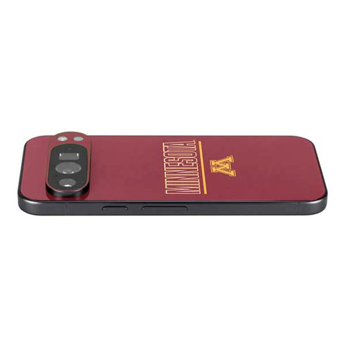 University of Minnesota Athletic Text Pixel 9 Pro XL Skin